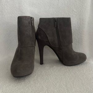 Jessica Simpson Gray Suede Bootie
